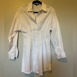 Dynamite Poplin shirt dress, size small